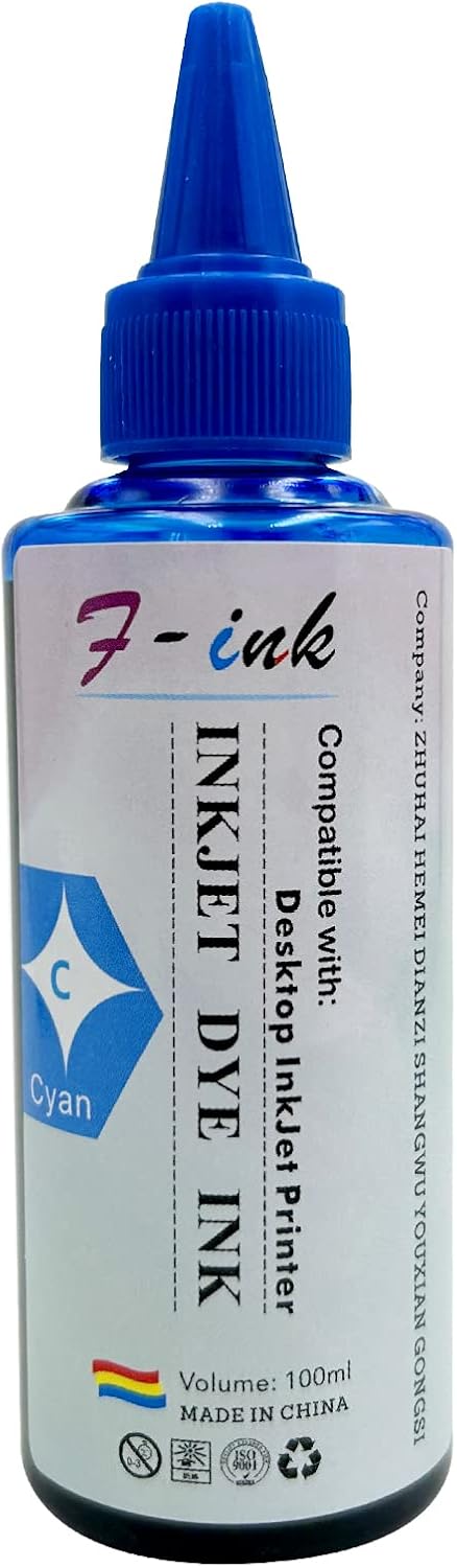 F-ink 5 Bottles Ink and Refill Kits Compatible for Canon Ink Cartridges 275 276 260 261 245 246 PG-275XL CL 276XL
