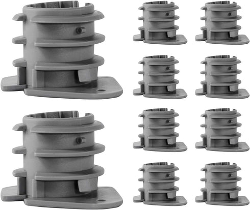 PXINS012-10 1/2 in. PEX Insulator Cap, Hard Plastic (10 Pack), Gray