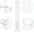 20 Pack 50 ml Graduated Cylinder Set, Clear Plastic Graduated Cylinder for Hydrometer Test Tubes