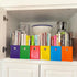 Evelots Magazine File Holder - Set of 24 Multi Color - Sturdy Cardboard Office Desk Organizer - Easy Assemble, Full 4
