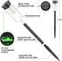 8 Pack Solar Pathway Lights, Waterproof Solar Garden Stake Lights for Outside Yard Landscape Decor