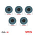 OFAPLFKUR 5/10PCS 2 Inch 80 Grinder(5pcs) Quick Change Flap Discs with Pad Holder Grit Sanding Disc Polishing Pad Plate