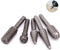 5 PCS Rotary Drill Bit Set for Woodworking - Rasp Wood Carving Bits 1/4 Shank Power Carving Bits Rotary Burr Set