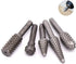 5 PCS Rotary Drill Bit Set for Woodworking - Rasp Wood Carving Bits 1/4 Shank Power Carving Bits Rotary Burr Set