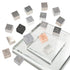 Zinc Cube Metal Density Cubes, Pure High Density Element Cube for Element Collections and Lab Experiment