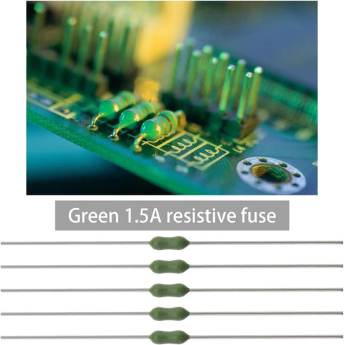 The Lord of the Tools 5Pcs 1.5A Pico Fuse Replacement for Nintendo SNES Console, Fast Blow Leaded 125 Volt Resin