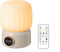 wiewoyakr Retro Night Light Bedside Lamp Touch and Remote Control Dimmable Tabletop Clock
