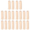 MroMax 20Pcs Wooden Dowel Pins - 8 x 30mm, Approx 5/16" x 1-3/16" Fluted Beveled Hardwood for Furniture DIY Projects