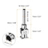 10pcs 13Gauge Stainless Steel Dispensing Needles, 1/2" All Metal Glue Needle Tube Blunt Tips Luer Lock for Thick Liquids, Ink, Glue, Lab Use