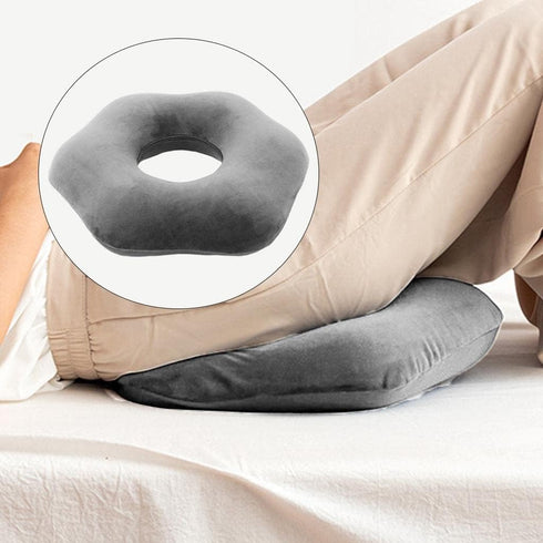 Xiaojikuaipao Tailbone Orthopedic Donut Pillow Hemorrhoid Seat Cushion - Memory Foam Doughnut Pillow for Office Chair.