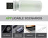 Titgoes Bulb, Dimmable USB Night Light Frosted Glass Bottle Mini Portable Lamp, Touch Ambient Light, Universal for Most