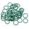 uxcell Fluorine Rubber O-Rings, 13mm OD 10mm ID 1.5mm Width FKM Seal Gasket for Plumbing, Green, 50 Pack