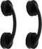 2 Pack Suction Cup Handle for Glass Door, Shower Grab Bar Without