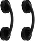 2 Pack Suction Cup Handle for Glass Door, Shower Grab Bar Without
