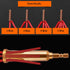 Wire Twisting Tool for Electrical Power Drill, 3 Way/5 Way Wire Stripping Tool for 6-10 AWG Wire