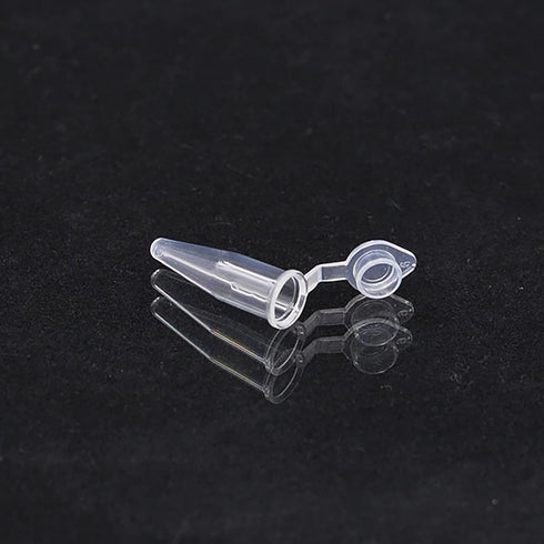 1000 Pcs 0.2ml Microcentrifuge Tubes with Snap Cap, Sterilized Clear Plastic Small Vials for Sample Storage