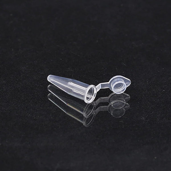 1000 Pcs 0.2ml Microcentrifuge Tubes with Snap Cap, Sterilized Clear Plastic Small Vials for Sample Storage