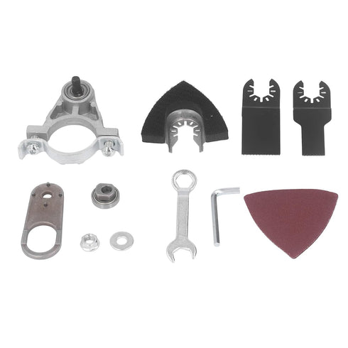 Angle Grinder Converter Kit, Oscillating Tool Adapter with Tungsten Steel Blade Power Tool Accessories