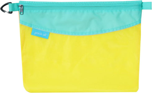 pack all Water-resistant Material Zipper Pouch, Mesh Zipper Bag for Storage, Travel,