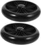 KALLORY 2pcs Shopping Trolley Cart Wheels Replacement Parts for Laundry Cart Rolling