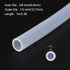 3.3ft 3/8" ID x 1/2" OD Silicone Tubing Clear Industrial Plastic Tubing Pure Silicone Hoses for Pump Siphoning Draining Irrigation Brewing