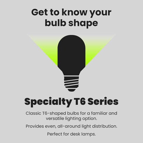BPT6/SU/LED 15W T6 Non-Dimmable Bulb, Feit Electric Equivalent Special Use LED Light Warm White
