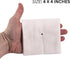 4 4 (150 Pack) 6-Ply Vakly Sterile Split Gauze x in Drain Sponges with Precut Slit, Absorbent Non-Woven Dressing