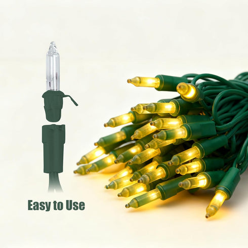 Bulbs, 22 100 Count, Afirst St. Patrick's Day Mini String Lights, Clear Incandescent Feet, Green Wire