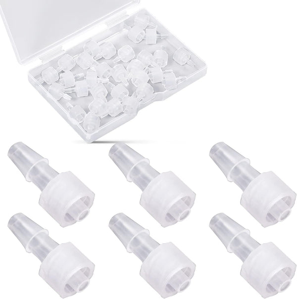 30pcs Syringe Adapter, Male Luer Lock 3/16 Inch Connector Kit to Syringe Coupler Adapter