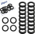 20 Pcs Oil Resistant Rubber Washers, 1 1/2" OD x 1" ID x 1/8" Thickness Black Neoprene Industrial Flat Spacer