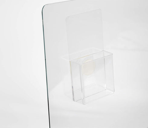 Reusable Clear Marker Holder for Glass & Dry Erase Boards, Set of 2