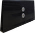 JAM PAPER Plastic Envelopes with Button & String Tie Closure, #10 Business Booklet, Black, 12/Pack