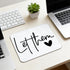 Trenstise 9.5x7.9 Inch(White) Let Them Inspirational Mouse Pad for Desk, Mental Health Gifts, Positive Affirmation