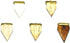 Bone Arrow Pendant | Flat Pointed Arrow Shaped Natural Ox Bone Pendant