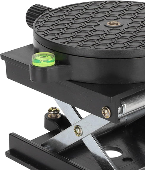 TOPINCN Lab Jack Scissor Stand, Aluminum Alloy Lift Stand Table, 360° Rotation for Experiment, 6.5cm