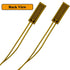 Strain Gauge, 120ohm Foil Strain Gauge Sensor, 10AA Load Cell Pressure Resistance Strain Gauge, Linear Strain Gages (Grid Size: 10 x3mm, 2 Pieces)