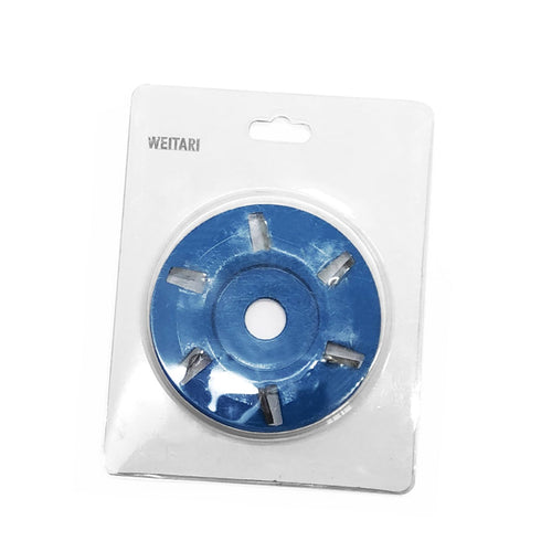 Wood Carving Disc, 6 Teeth Grinder Wheel for Angle Grinder, Chainsaw Wheel for Wood Shaping and Cutting