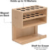 Excello Global Products Bamboo Dry Erase Marker Holder with Magnetic Mount, Holds 10 Markers and an Eraser by EXCELLO GLOBAL PRODUCTS