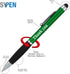 Thank You Greeting Gift Stylus Pens for Touchscreen Devices, 2 in 1 Combo Pen, 50 Pack, Multi-Color for Events