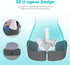 Tailbone Upgraded Ergonomic Pressure Relief Seat Cushion for & Sciatica Coccyx, Low Back, Hip Pain Relief Pillow