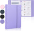 deli Portable Business Card Book Holder, Organizer for 180 Cards, Purple Name Card Holder