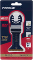 Norske Tools NOTP208 1-3/4 inch Wood & Metal Flush Cut Titanium Oscillating Multi Tool Accessory Blade