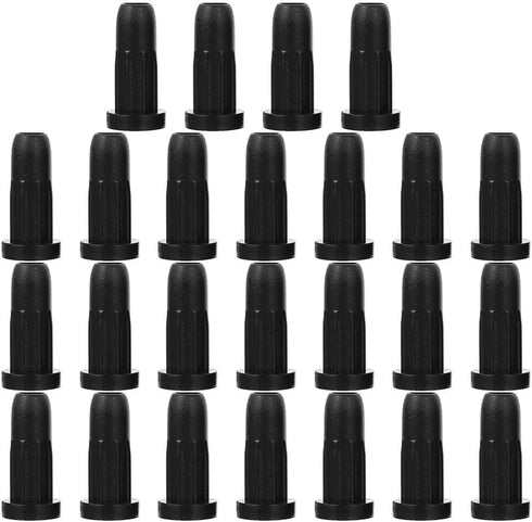 Tofficu 25pcs Caster Socket Sleeve, Plastic Round Inserts for Chair Wheel Socket Caps Replacement