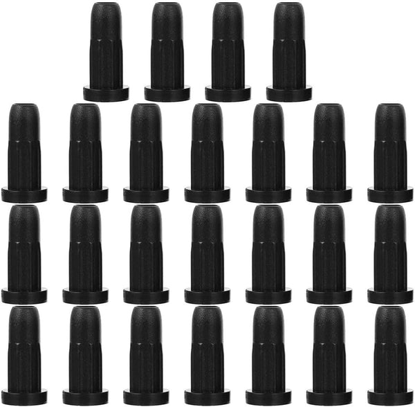 Tofficu 25pcs Caster Socket Sleeve, Plastic Round Inserts for Chair Wheel Socket Caps Replacement