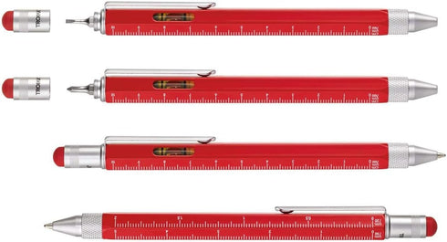 Troika Construction Ballpoint Pen, Red (PIP20RD)