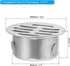PATIKIL Gutter Guard, 304 Stainless Steel Downspout Strainer, Anti-Blocking Outdoor Gutter Cleaning Tool for Stops Leaves Debris, 2 Inch