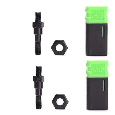 A Series Hand Rivet Nut Gun Mandrel and Nose Pieces Accessory (M8, 2 Pack)