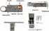 Coax Cable Crimper Tool Kit, RG6 RG59 Coaxial Compression Tool, Wire Stripper, 10pcs RG6 F Connectors