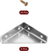 4Pcs 66mm 66mm, uxcell Angle Corner Brackets x Stainless Steel Braces Joining Support with Screws for Desk Bed Edge