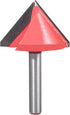 KATUR V Grooving Router Bit, Carbide Tipped V Shape Router Bit for